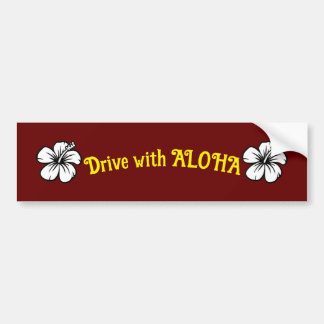Pegatina Para Coche Conducir con ALOHA