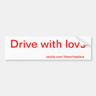 Pegatina Para Coche Conducir con amor