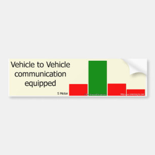 Pegatina Para Coche Conductor a la comunicación del conductor