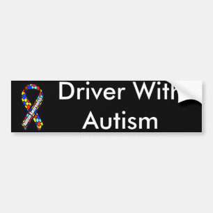 Pegatina Para Coche Conductor con autismo