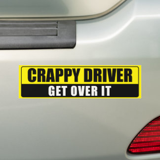 PEGATINA PARA COCHE CONDUCTOR DE CRAPPY