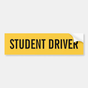 Pegatina Para Coche Conductor del estudiante que aprende conducir a la