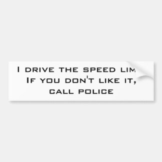 Pegatina Para Coche Conduzco el límite de velocidad