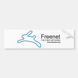 Pegatina Para Coche Conejito y nombre del freenet