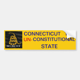 Pegatina Para Coche Connecticut el estado inconstitucional