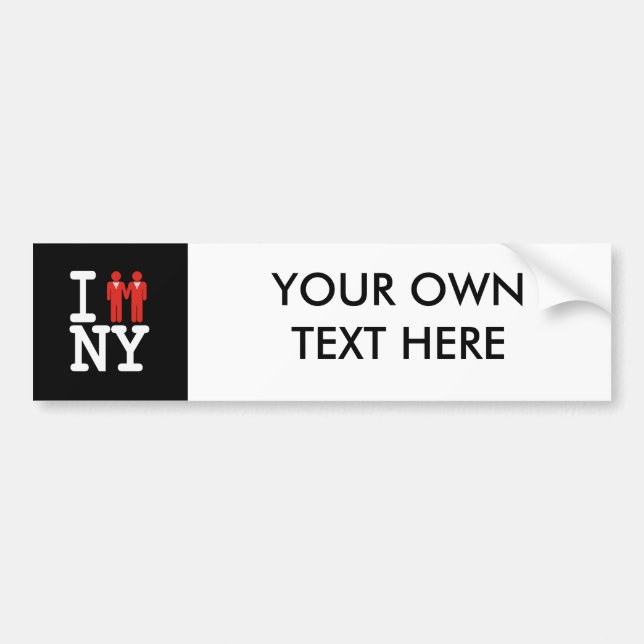 PEGATINA PARA COCHE CONSEGUÍ CASADO EN LOS HOMBRES DE NY - .PNG (Frente)