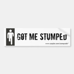 Pegatina Para Coche Conseguido me Stumped