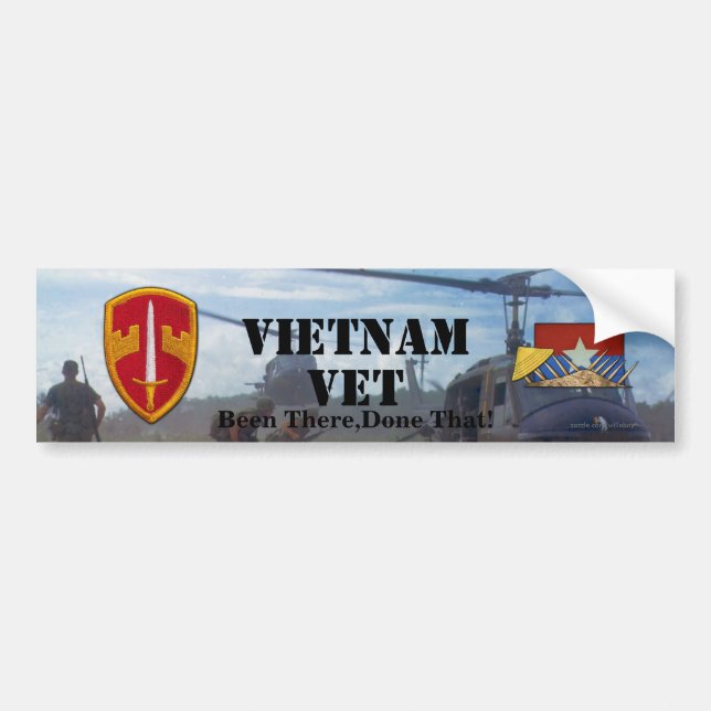Pegatina Para Coche Consejeros militares Vietnam Nam de MACV Sog (Frente)