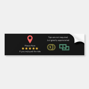 Pegatina Para Coche Consejos de 5 estrellas apreciados
