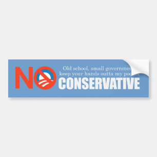 Pegatina Para Coche Conservador Bumpersticker de la escuela vieja