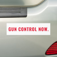 Control de armas Ahora texto minimalista blanco y