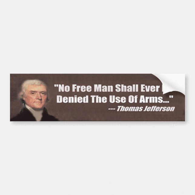 Pegatina Para Coche Control de armas anti - las derechas del arma (Frente)