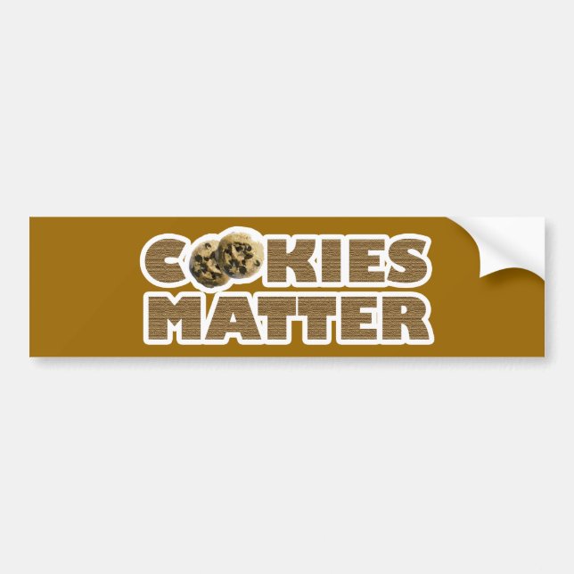 Pegatina Para Coche Cookies Matter (Frente)