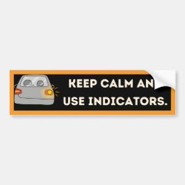 Pegatina Para Coche Cool Modern Indicator Safety Bumper Sticker