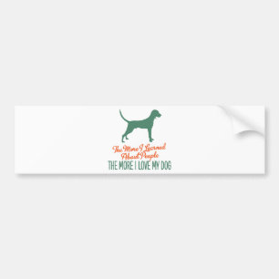 Pegatina Para Coche Coonhound de Redbone