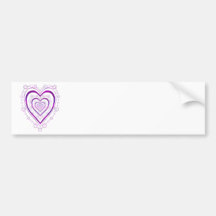 Pegatina Para Coche Corazón completo