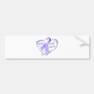 Pegatina Para Coche Corazón de la fe del amor de la esperanza