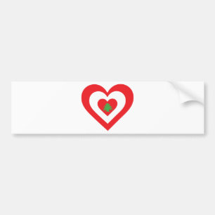 Pegatina Para Coche Corazón de Líbano