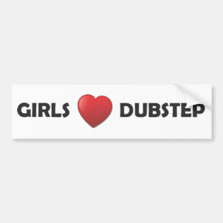 Pegatina Para Coche Corazón Dubstep de Girsl