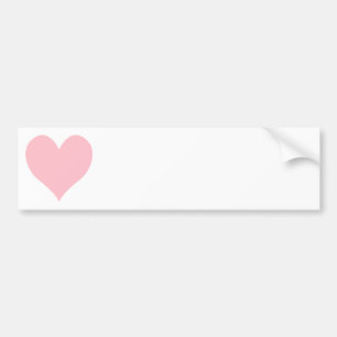 Pegatina Para Coche Corazón rosado lindo