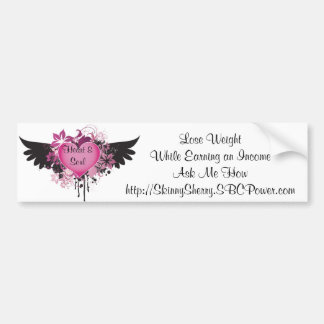 Pegatina Para Coche Corazón y alma del equipo