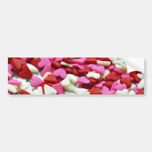 Pegatina Para Coche Corazones de San Valentín