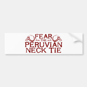 Pegatina Para Coche Corbata peruana