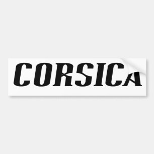 Pegatina Para Coche Córcega/Corse