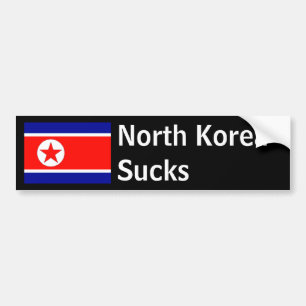 Pegatina Para Coche Corea del Norte chupa