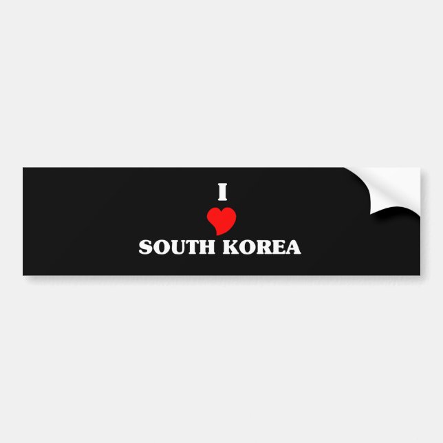 PEGATINA PARA COCHE COREA DEL SUR (Frente)