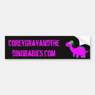 Pegatina Para Coche Corey gris y el Dinobabies