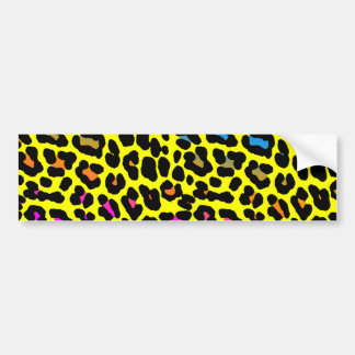 Pegatina Para Coche Corey Tiger 80s Retro Leopard Spots