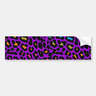 Pegatina Para Coche Corey Tiger 80s Retro Manchas de Leopardo