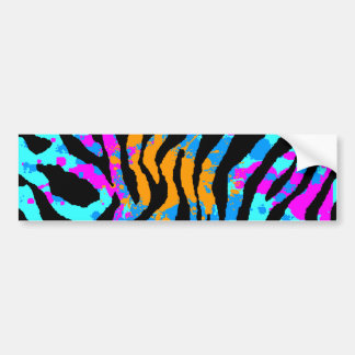 Pegatina Para Coche Corey Tiger 80s Salpicadura de Pintura Rayas de Ti