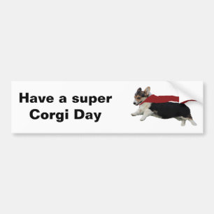 Pegatina Para Coche Corgi Galés del Pembroke