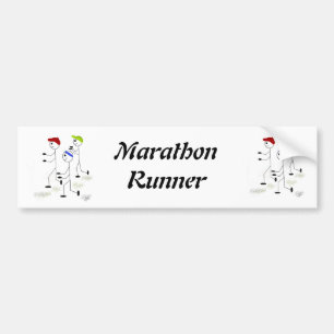 Pegatina Para Coche Corredor de maratón