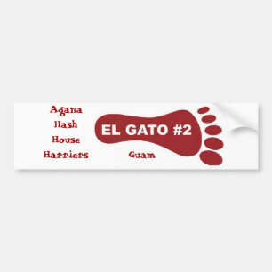 Pegatina Para Coche Corredores de cross de la casa de hachís de Agana