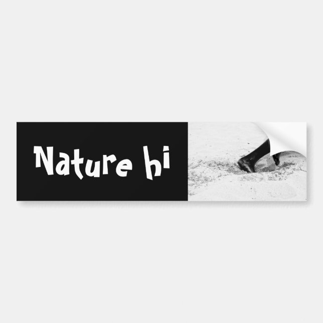 Pegatina Para Coche corriendo de arena (Frente)