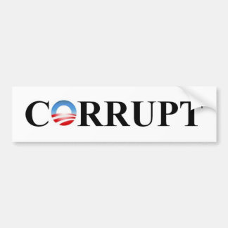 PEGATINA PARA COCHE CORRUPTO
