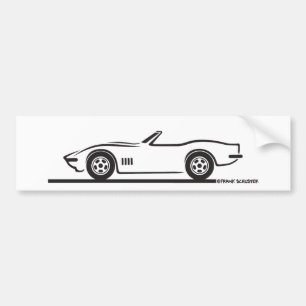 Pegatina Para Coche Corvette convertible