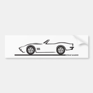 Pegatina Para Coche Corvette convertible