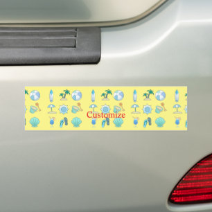 Pegatina Para Coche Cosas de vida en la playa Thunder_Cove