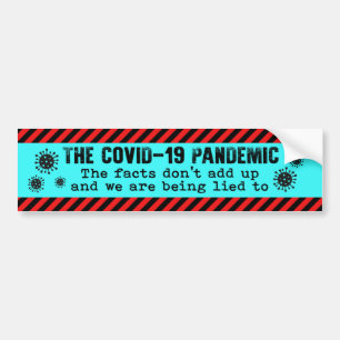 Pegatina Para Coche Cosas pandémicas COVID-19 a las que no se suma la