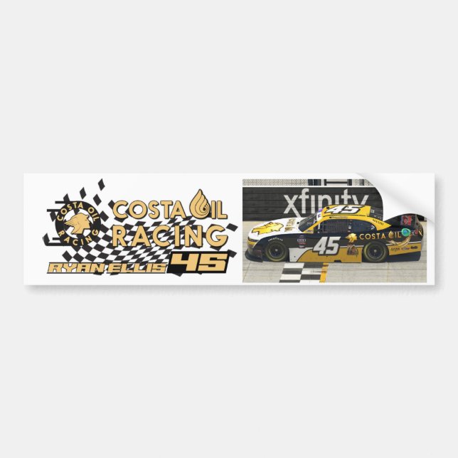 Pegatina Para Coche Costa Oil Ryan Ellis Bumper Sticker (Frente)