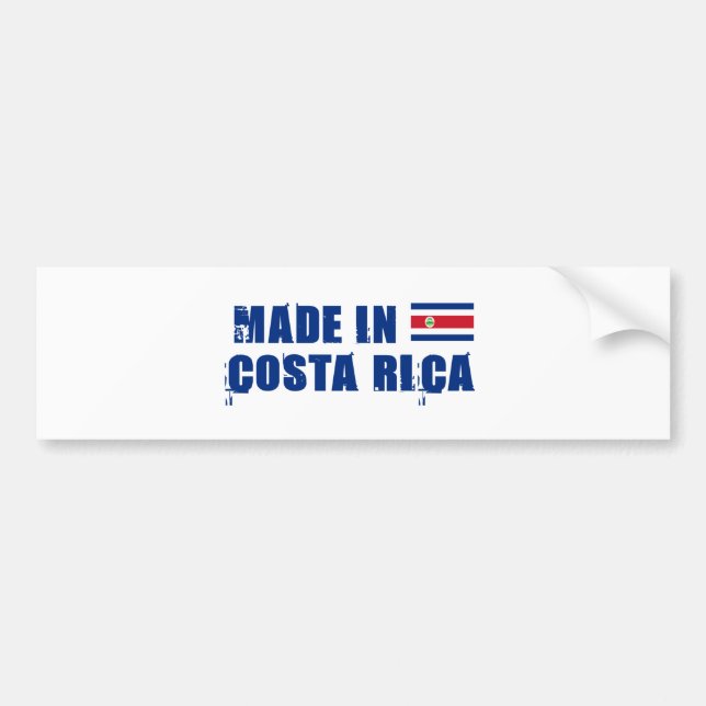 PEGATINA PARA COCHE COSTA RICA (Frente)