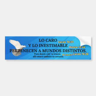 Pegatina Para Coche Costly and Priceless - Spanish Bumper Sticker