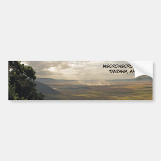 Pegatina Para Coche Cráter Tanzania, África de Ngorongoro