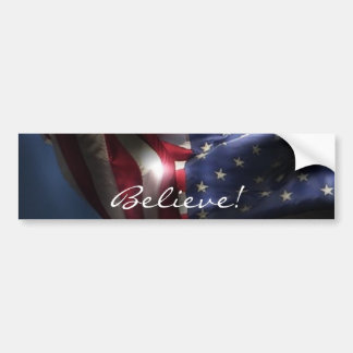 Pegatina Para Coche ¡Crea! - Bandera americana que brilla intensamente