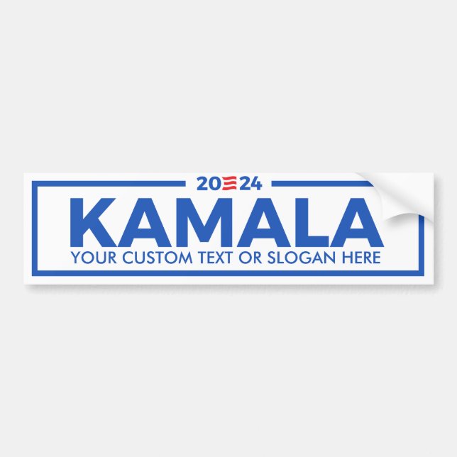 Pegatina Para Coche Crea tu propio Kamala 2024 (Frente)