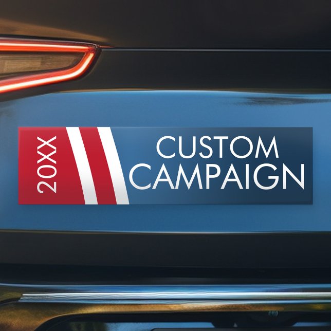 Pegatina Para Coche Crear su propio diseño electoral (Create Your Own Bumper Sticker)